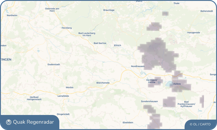 Quak Regenradar-Widget Etzelsrode