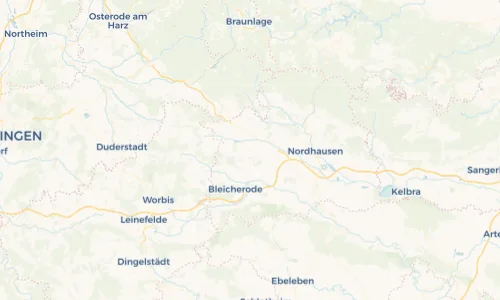 Regenradar Vorschaubild - Aktuelle Niederschläge in Etzelsrode und Umgebung