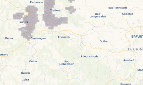 Regenradar Vorschaubild - Aktuelle Niederschläge in Farnroda und Umgebung
