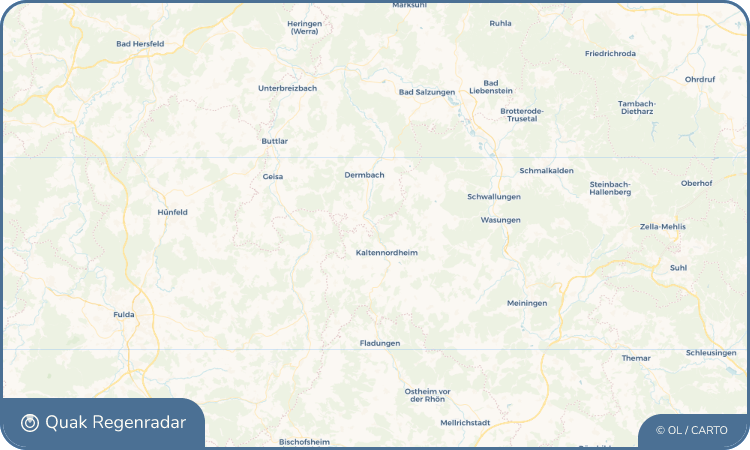 Quak Regenradar-Widget Fischbach/Rhön
