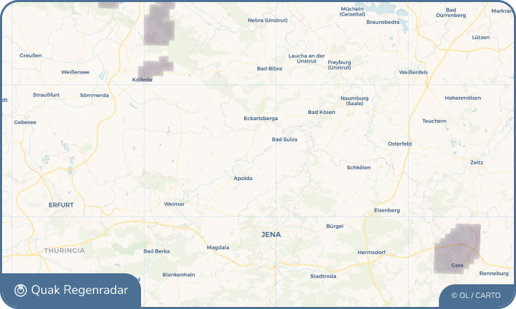 Quak Regenradar-Widget Flurstedt