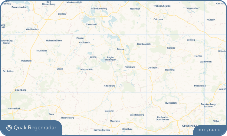 Regenradar-Widget für Fockendorf