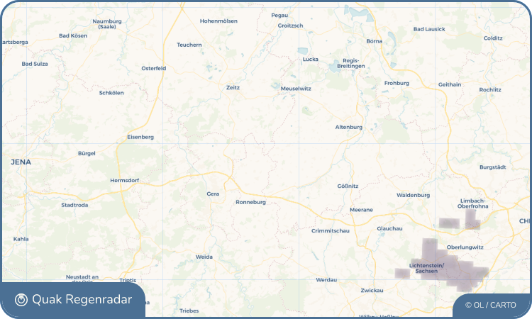 Quak Regenradar-Widget Frankenau