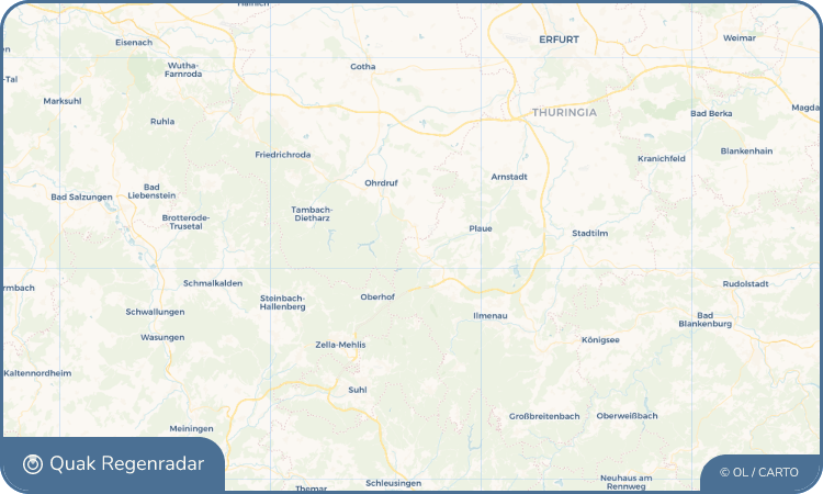 Quak Regenradar-Widget Frankenhain