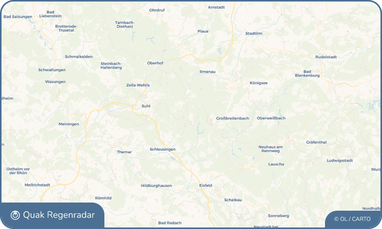 Quak Regenradar-Widget Frauenwald
