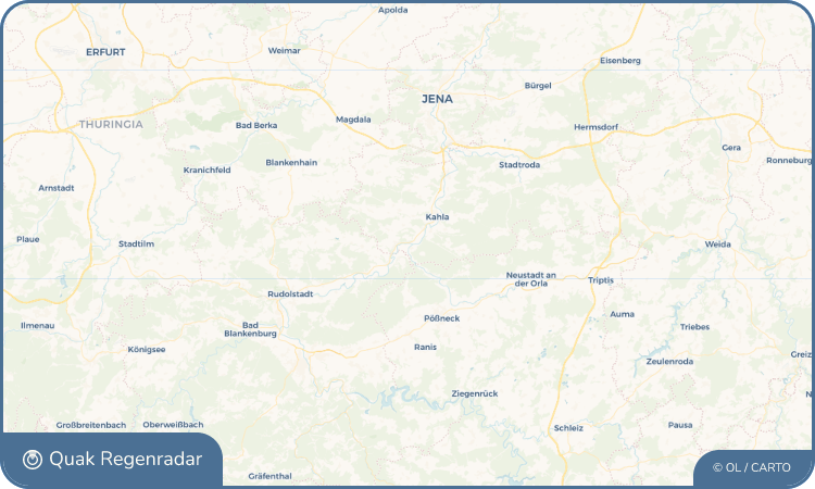 Quak Regenradar-Widget Freienorla