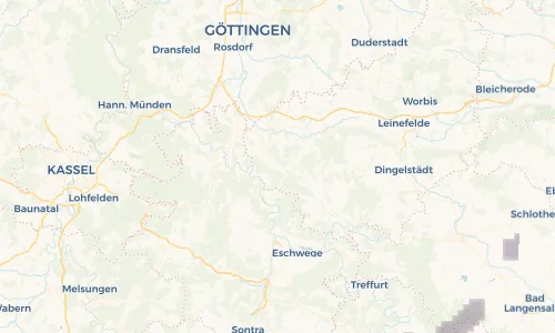 Regenradar Vorschaubild - Aktuelle Niederschläge in Fretterode und Umgebung