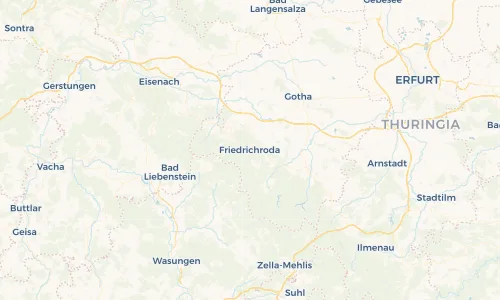 Regenradar Vorschaubild - Aktuelle Niederschläge in Friedrichroda und Umgebung