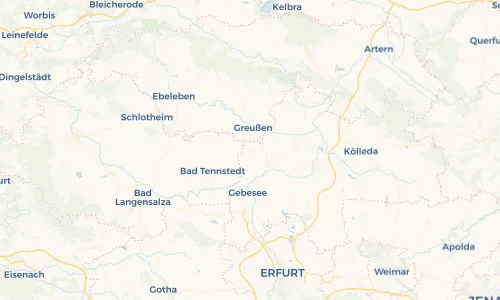 Regenradar Vorschaubild - Aktuelle Niederschläge in Gangloffsömmern und Umgebung
