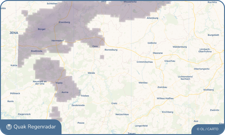 Quak Regenradar-Widget Gauern