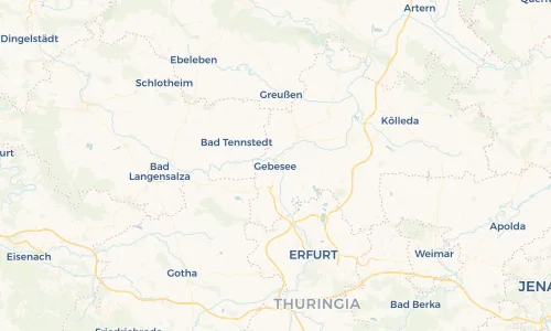 Regenradar Vorschaubild - Aktuelle Niederschläge in Gebesee und Umgebung