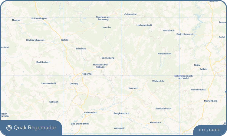 Quak Regenradar-Widget Gefell