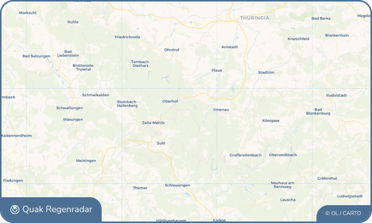 Quak Regenradar-Widget Gehlberg