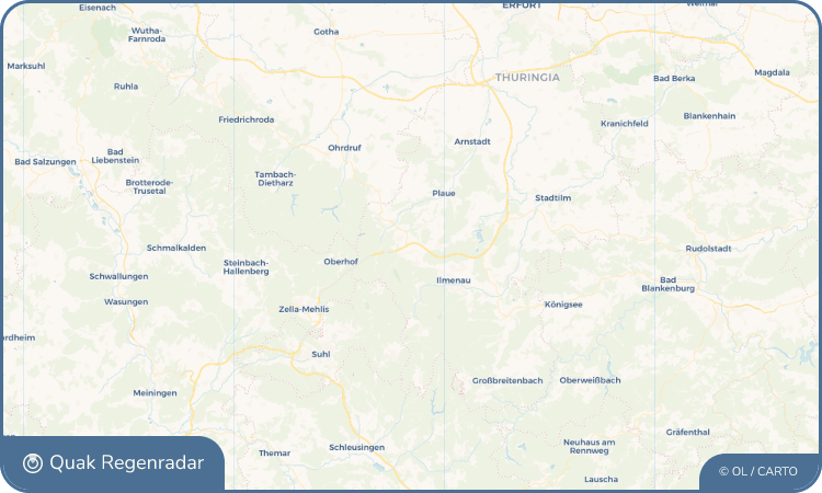 Quak Regenradar-Widget Geraberg