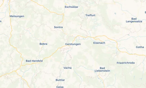 Regenradar Vorschaubild - Aktuelle Niederschläge in Gerstungen und Umgebung