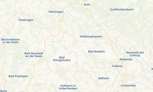 Regenradar Vorschaubild - Aktuelle Niederschläge in Gleichamberg und Umgebung