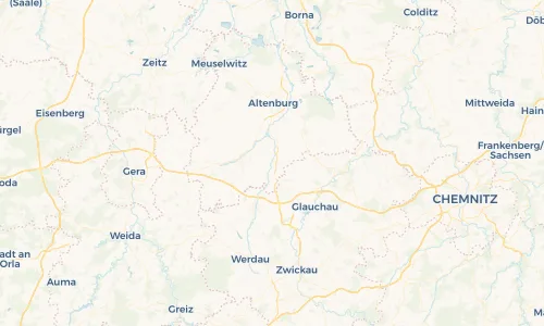 Regenradar Vorschaubild - Aktuelle Niederschläge in Gößnitz und Umgebung