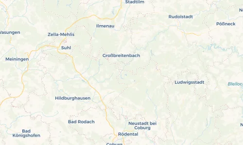 Regenradar Vorschaubild - Aktuelle Niederschläge in Goldisthal und Umgebung