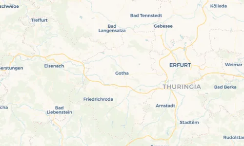 Regenradar Vorschaubild - Aktuelle Niederschläge in Gotha und Umgebung