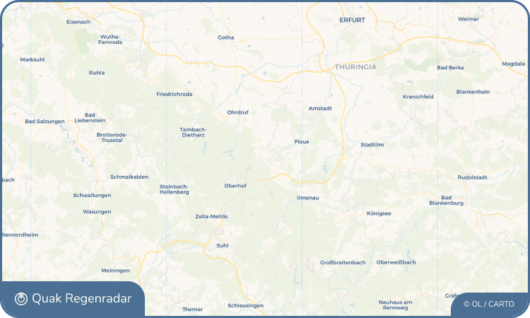 Regenradar-Widget für Gräfenroda