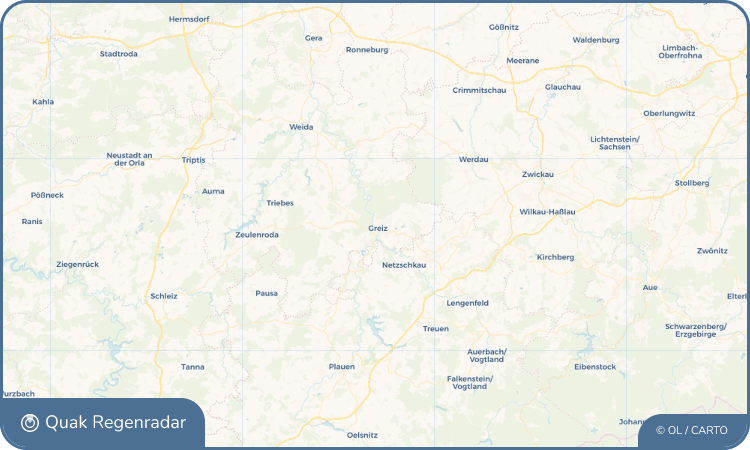 Quak Regenradar-Widget Greiz
