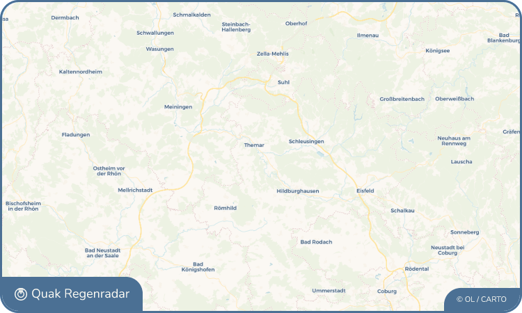 Quak Regenradar-Widget Grimmelshausen