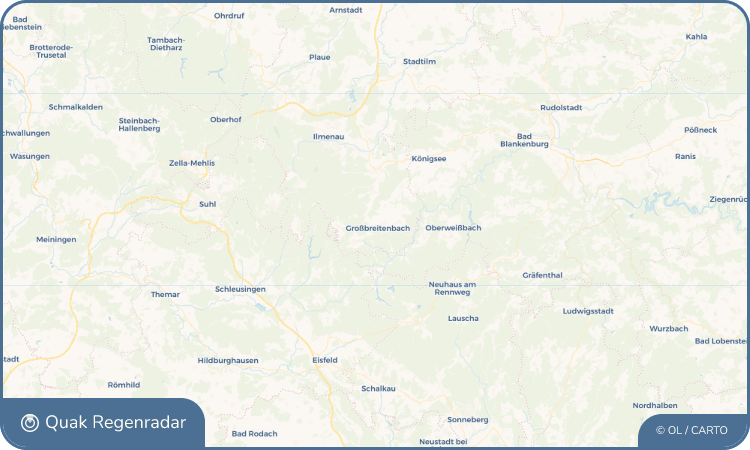 Quak Regenradar-Widget Großbreitenbach