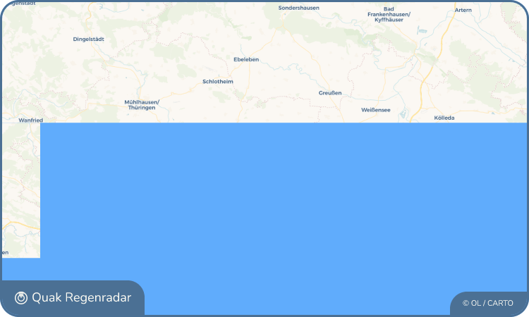 Quak Regenradar-Widget Großvargula