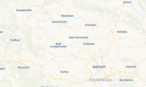 Regenradar Vorschaubild - Aktuelle Niederschläge in Großvargula und Umgebung