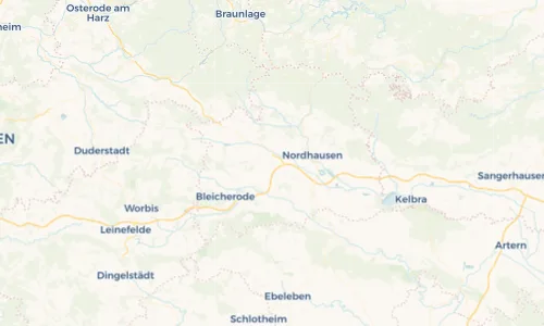 Regenradar Vorschaubild - Aktuelle Niederschläge in Großwechsungen und Umgebung