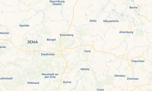 Regenradar Vorschaubild - Aktuelle Niederschläge in Grüna und Umgebung