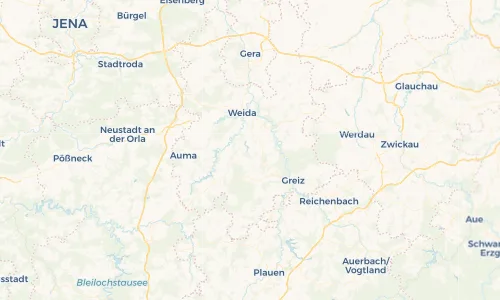Regenradar Vorschaubild - Aktuelle Niederschläge in Hain und Umgebung