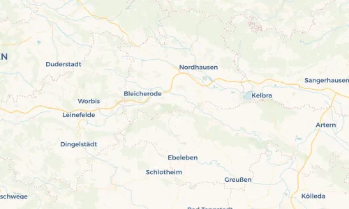 Regenradar Vorschaubild - Aktuelle Niederschläge in Hainrode und Umgebung