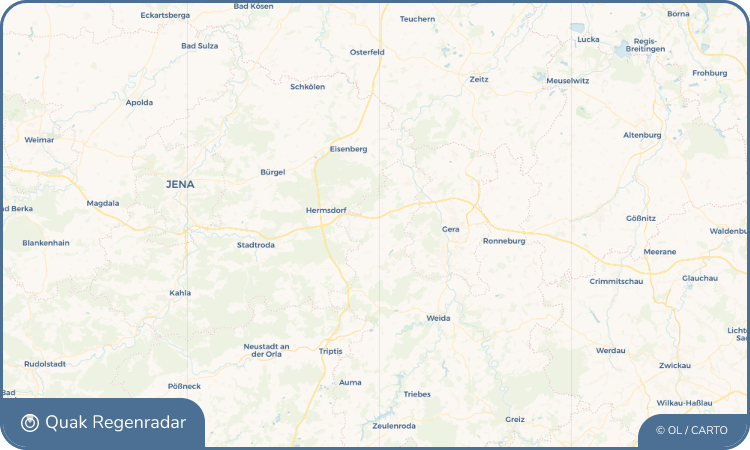 Quak Regenradar-Widget Harpersdorf