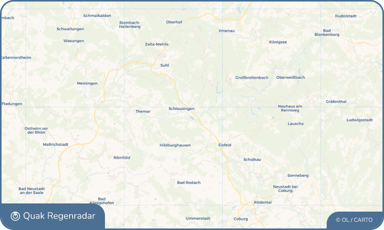 Quak Regenradar-Widget Heckengereuth