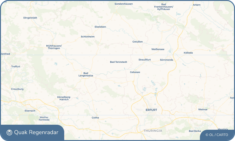 Quak Regenradar-Widget Herbsleben