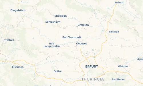 Regenradar Vorschaubild - Aktuelle Niederschläge in Herbsleben und Umgebung