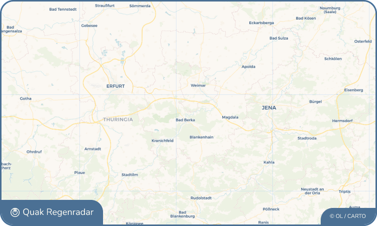 Regenradar-Widget für Hetschburg