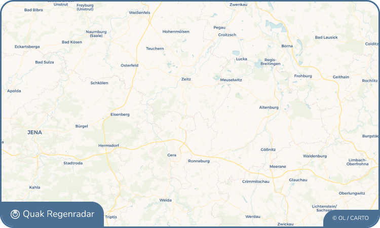 Quak Regenradar-Widget Heuckewalde