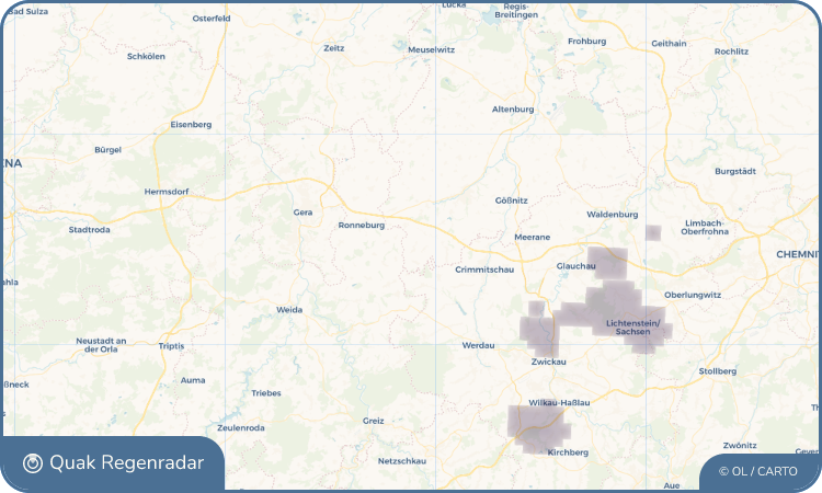 Quak Regenradar-Widget Heukewalde