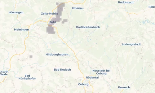 Regenradar Vorschaubild - Aktuelle Niederschläge in Hinterrod und Umgebung