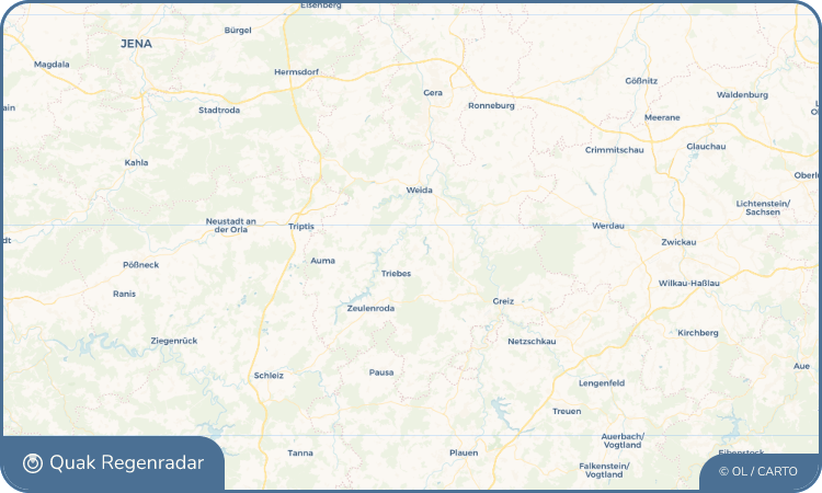 Quak Regenradar-Widget Hohenleuben