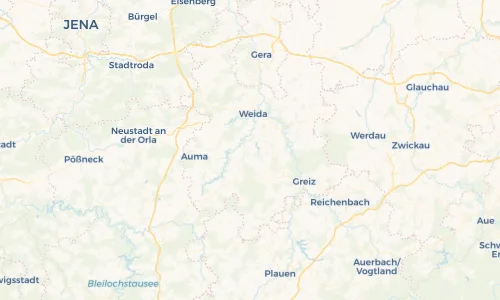 Regenradar Vorschaubild - Aktuelle Niederschläge in Hohenleuben und Umgebung