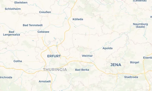Regenradar Vorschaubild - Aktuelle Niederschläge in Hottelstedt und Umgebung