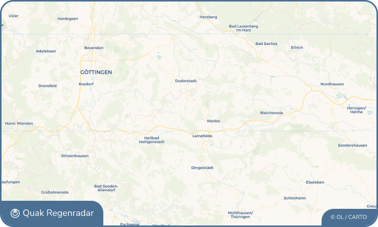 Quak Regenradar-Widget Hundeshagen