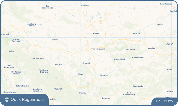Quak Regenradar-Widget Ichtershausen