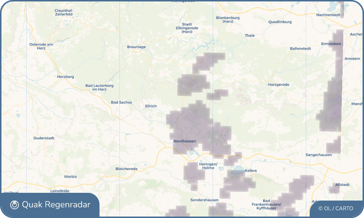 Quak Regenradar-Widget Ilfeld