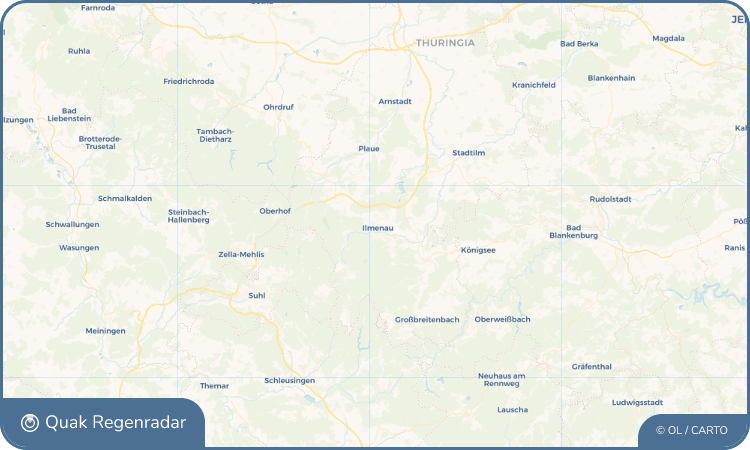 Quak Regenradar-Widget Ilmenau