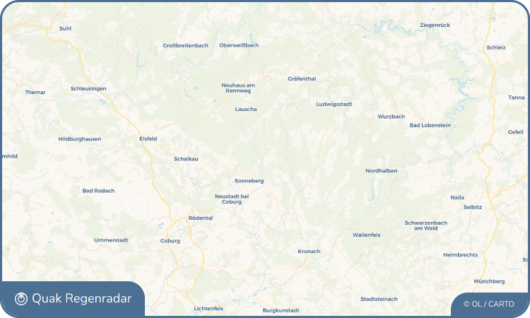 Quak Regenradar-Widget Judenbach
