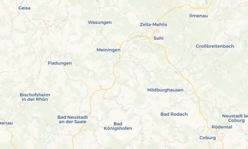 Regenradar Vorschaubild - Aktuelle Niederschläge in Jüchsen und Umgebung